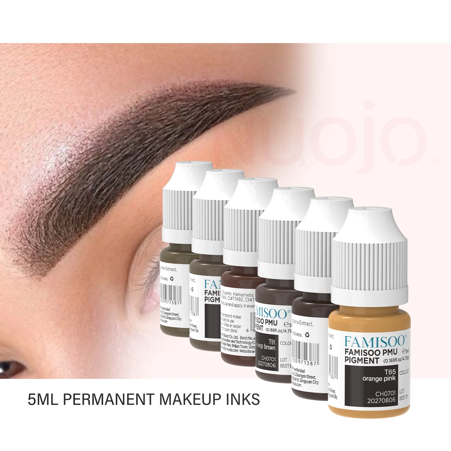 OEM ODM Permanent Makeup Pigments Eyebrows Tattoo Ink Microblading Pigments PMU Tattoo Ink for Microblading Eyebrows Tattoo