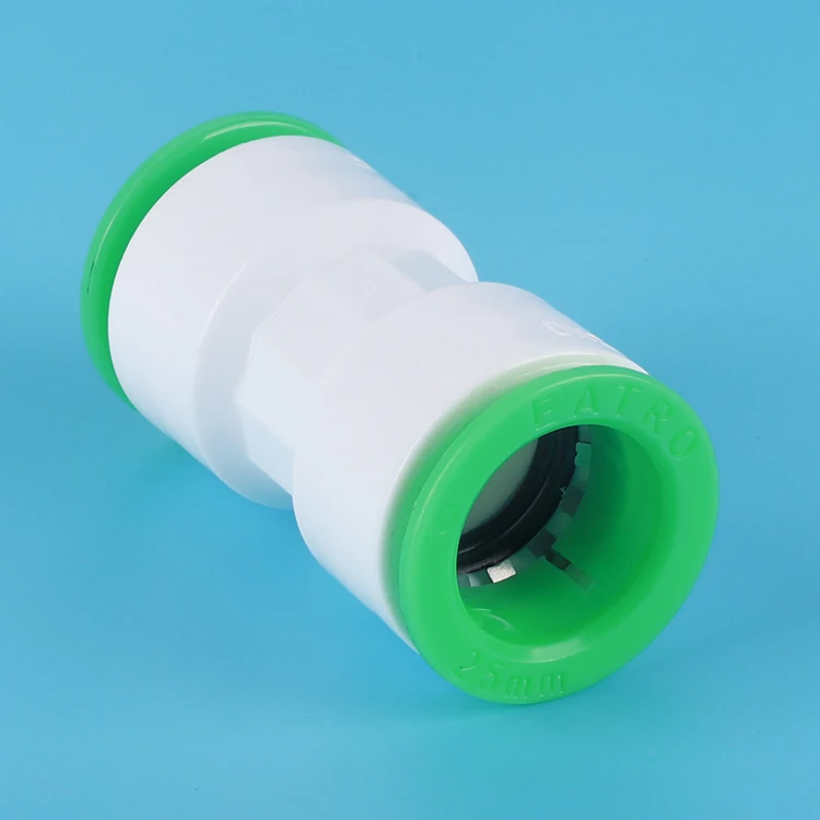 Hot Sale RPU Type Push Straight Pipe Connection Water Union  Plastic Quick Hose Round Connectors
