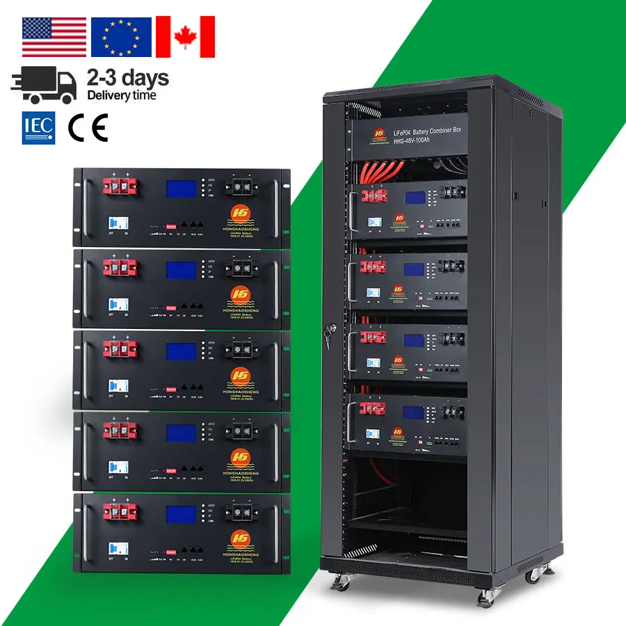 19 inch rack mount lifepo4 battery 5KW 10KW 20KW lithium ion solar storage battery 40KWh 50KWh 24v 48v server rack battery