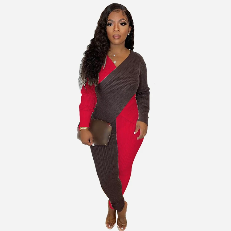 Женский Повседневный комплект из двух предметов, однотонный укороченный Топ с длинным рукавом и рюшами, с открытыми плечами и высокой талией, осень 2021