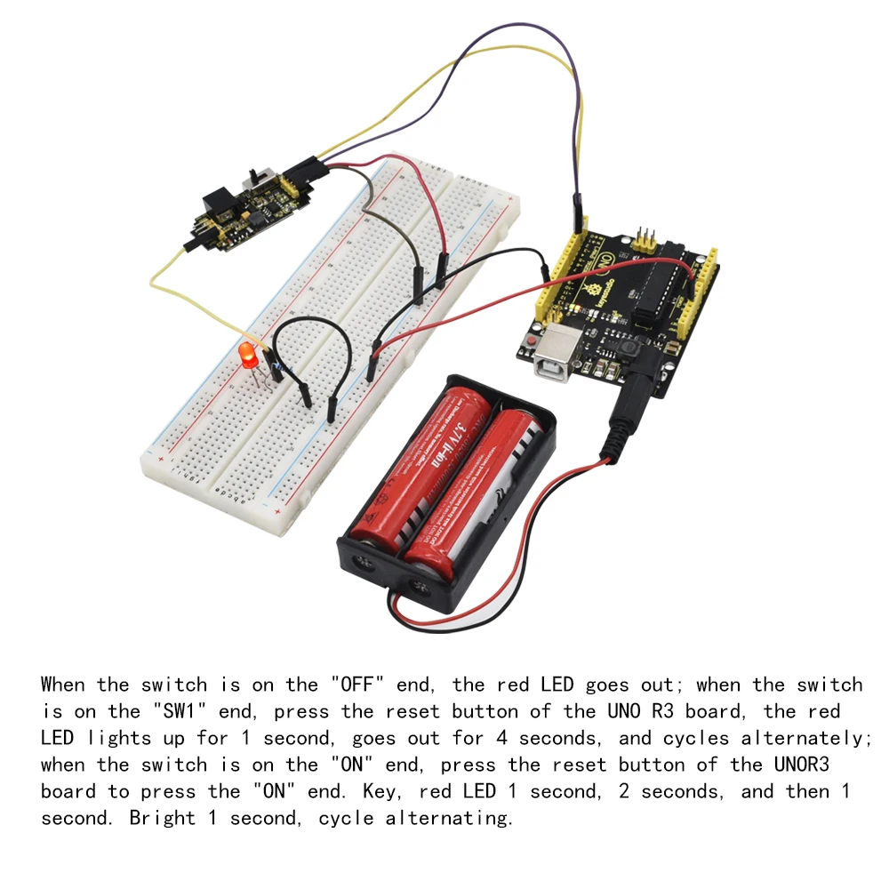 Keyestudio AND Gate NOT Gate Logic Circuit Converter DC Jack Module for Arduino for microbit