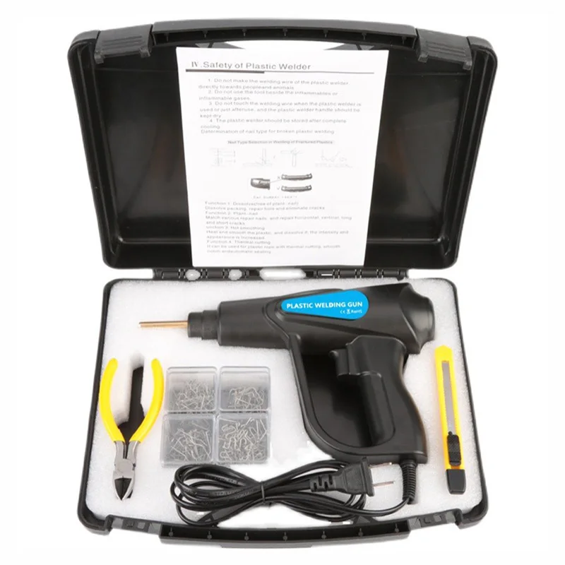 OXGIFT Wholesale plastic welding machine car bumper repair kit with gun