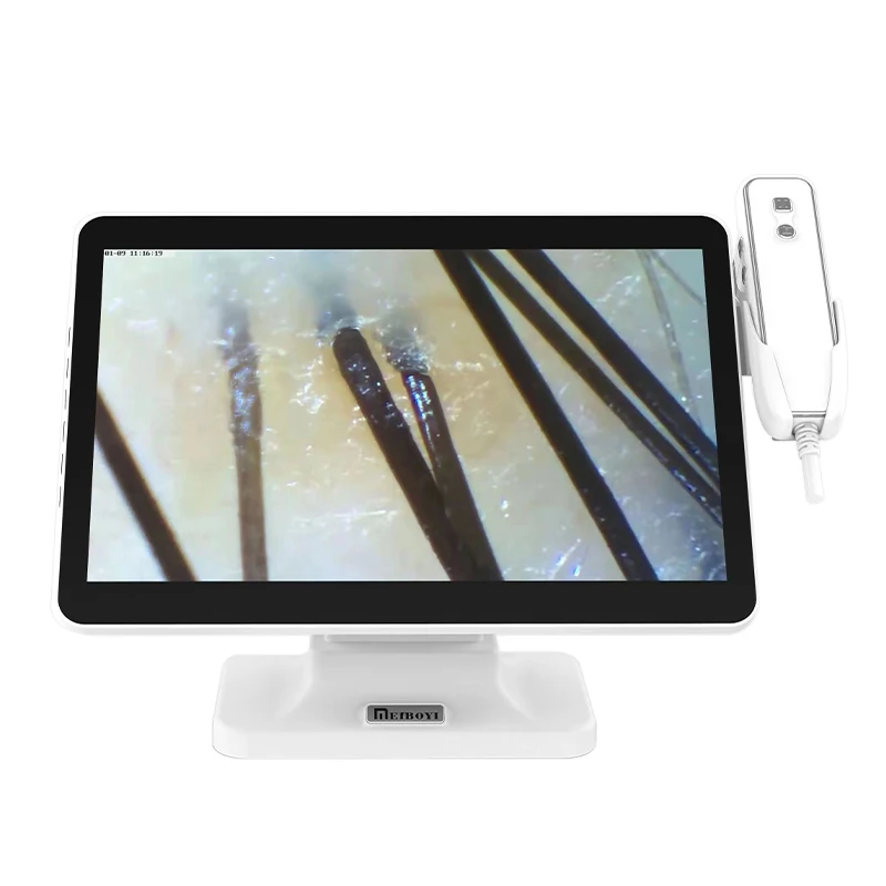 Portable Beauty Face Skin Analyzer 2024 Scalp Hair Follicle Analyzer High Quality Scalp Care Salon Scalp Regeneration Machine