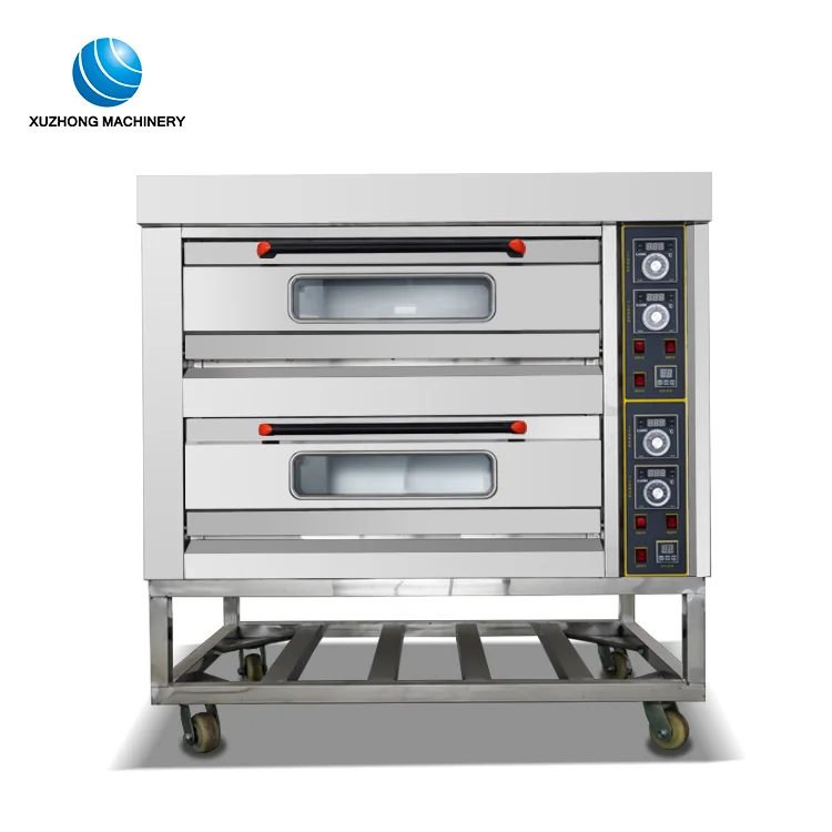 Commercial bread bake oven snack machines bakery double deck oven bakery
