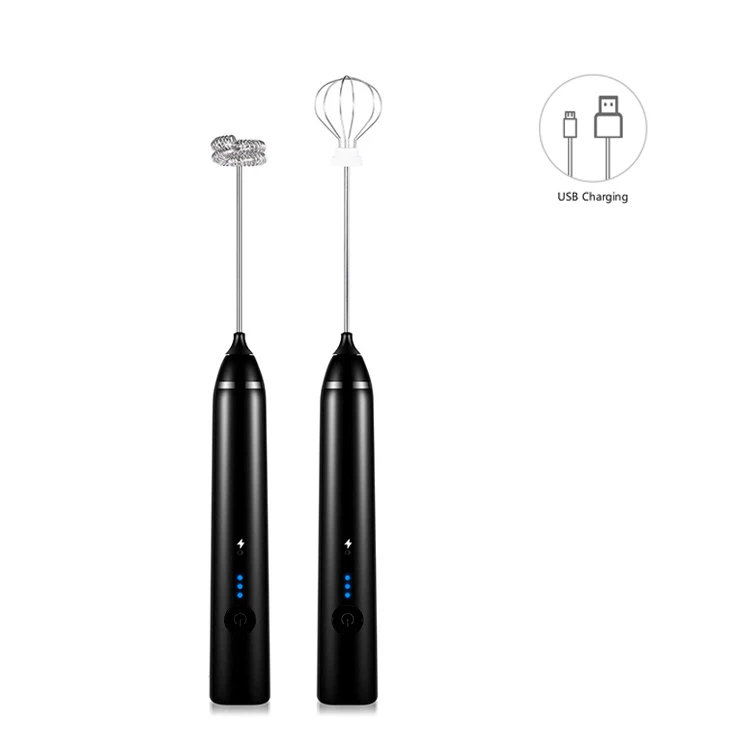 Ручной Пенообразователь для взбивания молока с венчиком из нержавеющей стали для капучино, латте, пуленепробиваемого кофе, Кето диеты, белка