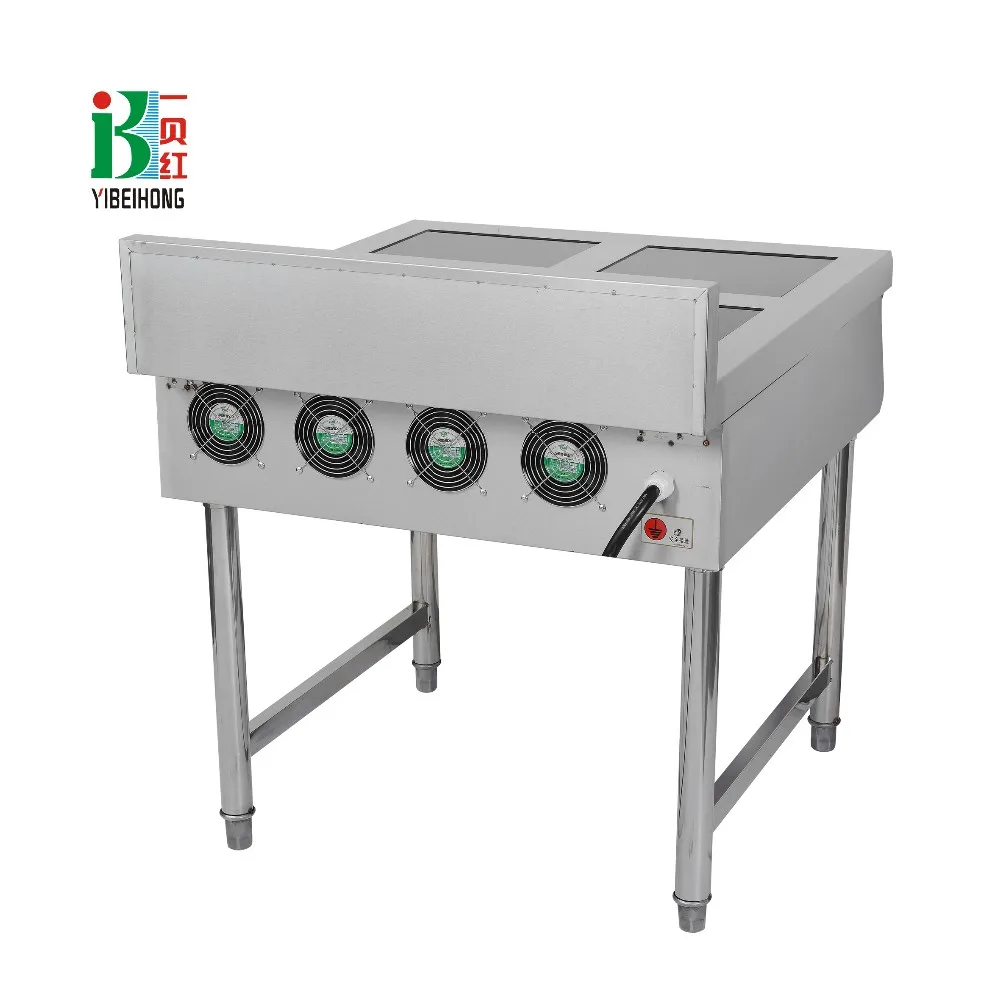 3.5KW four-cooker stainless steel multi-function commercial induction cooker