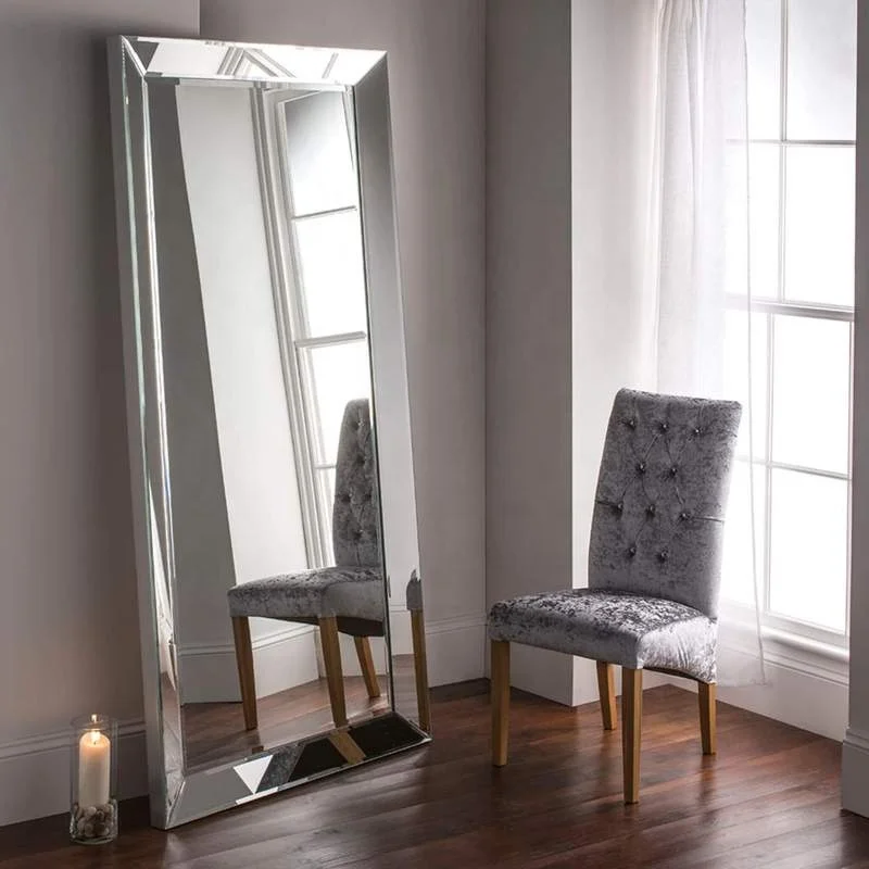 Aesthetic Room Decor Hallway Decor Frameless Glass Wall Bevel Mirror