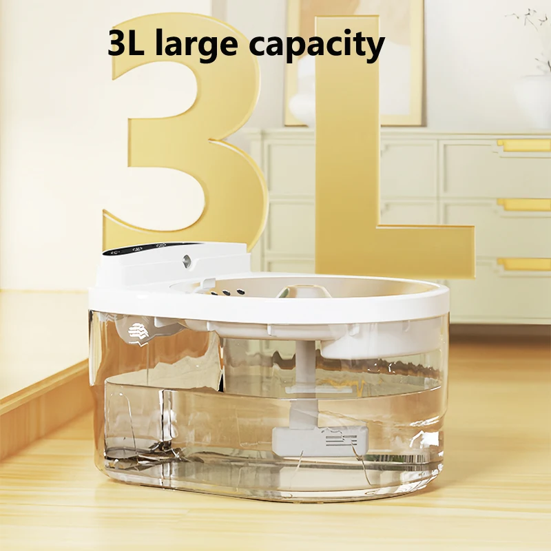 3L Wireless Cat Water Fountain Auto Sensor Drinking Fountain For Cats Dog Drinker Pet Water Dispenser Accessories