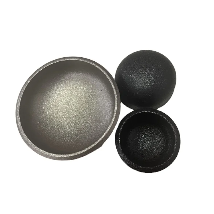 carbon steel sch80  end 12 inch sch40 pipe cap butt weld