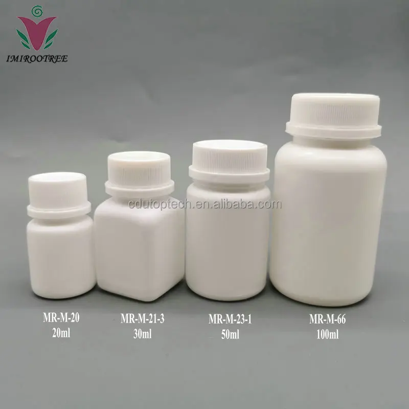 Wholesale 10ml-500ml HDPE/PET Plastic Pill Medicine Capsule Vitamin Bottle Container, Pharmaceutical Tablet Capsule Pill Bottles