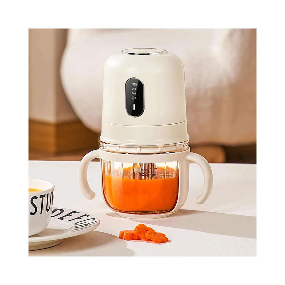 2024 New Arrival USB  Rechargeable Portable 8 Blades Stainless Steel 316 Multi-functional Electric Baby Food Maker Processor
