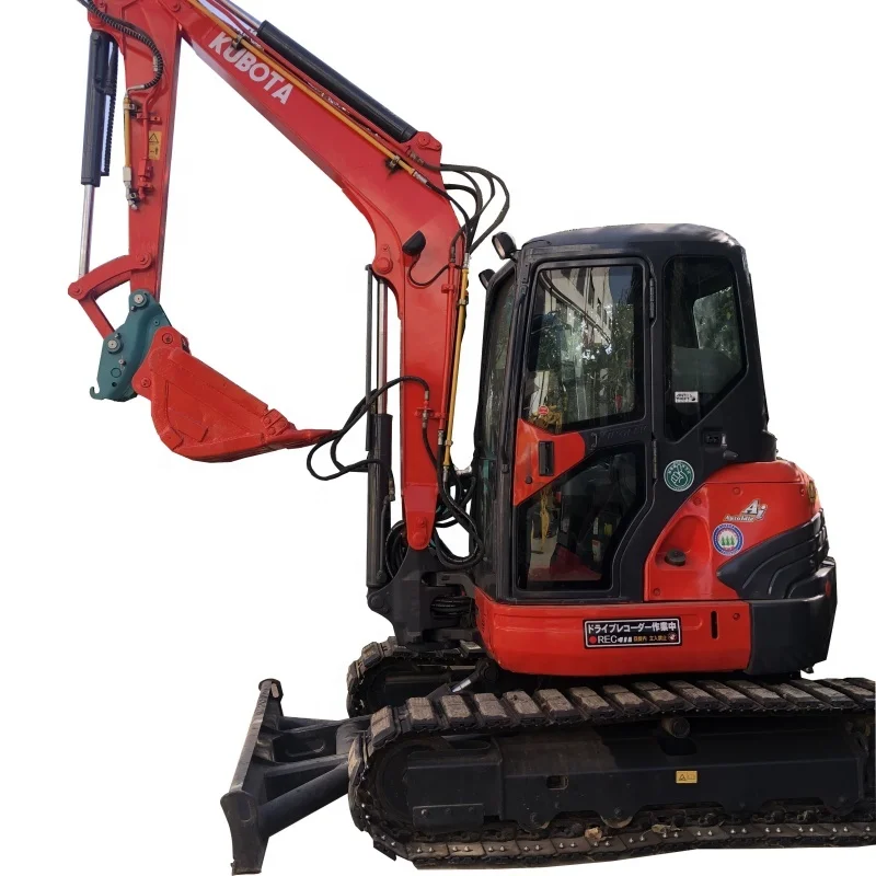 Farmland orchard excavator, Kubota U55 mini excavator used