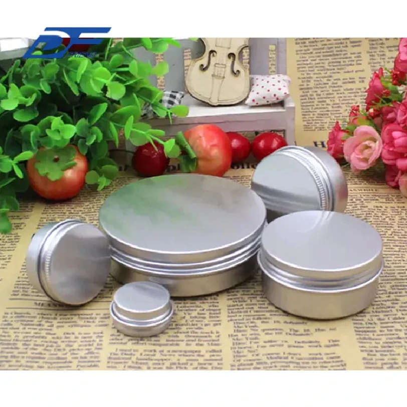 Friend Welcome OEM Capacity 5ml 15ml 30ml 50ml 100ml Aluminum Jar/Aluminum Cosmetic Jar cream container,cream container