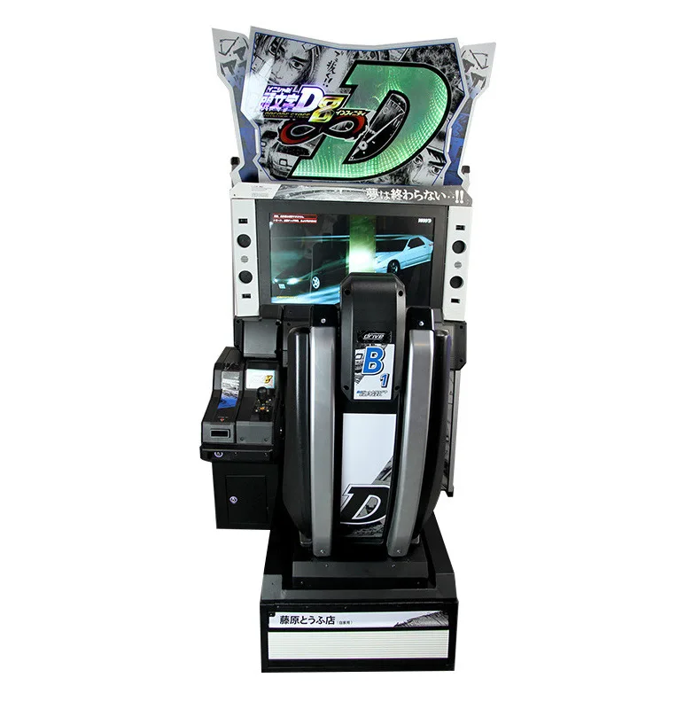 Hot Selling Indoor Amusement INITIAL D 8 Car Racing Arcade Video Simulator Arcade Game