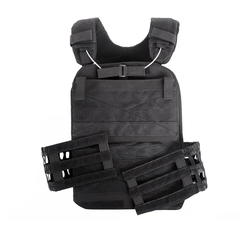 Custom Adjustable Body Building Weight Vest Fitness For Men Running Sports 10Kg 30Kg Plates Training