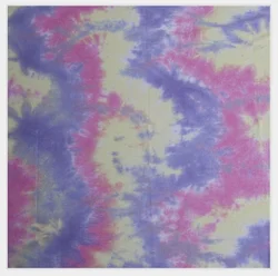 Free A4 sample service 160gsm Knit 100%cotton tie dye rib fabric for garment