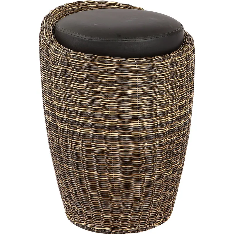 Wine Barrel Style Colorful Large Capacity And Comfortable Multifunctional Hidden Round Storage Stools