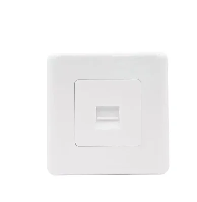 Durable Electric Sockets 1 Gang BS Type TEL Outlet Factory Price Wall Sockets Manual Control 10 Years 1000 PCS 20-35 Days SHUNDE