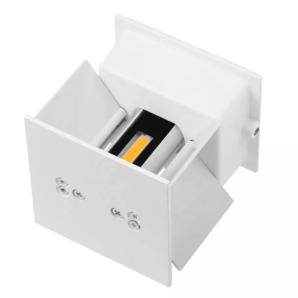 High Voltage Adjustable Indoor LED Wall Lamps Led Light Up and Down Luminous 10w LED Wall Light