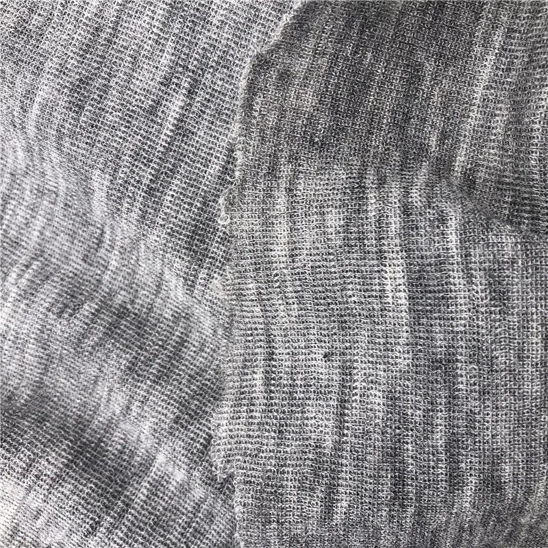  97%Combed Cotton 3%Elastic Twill French Terry Fabric Knitted Fleece Recycle