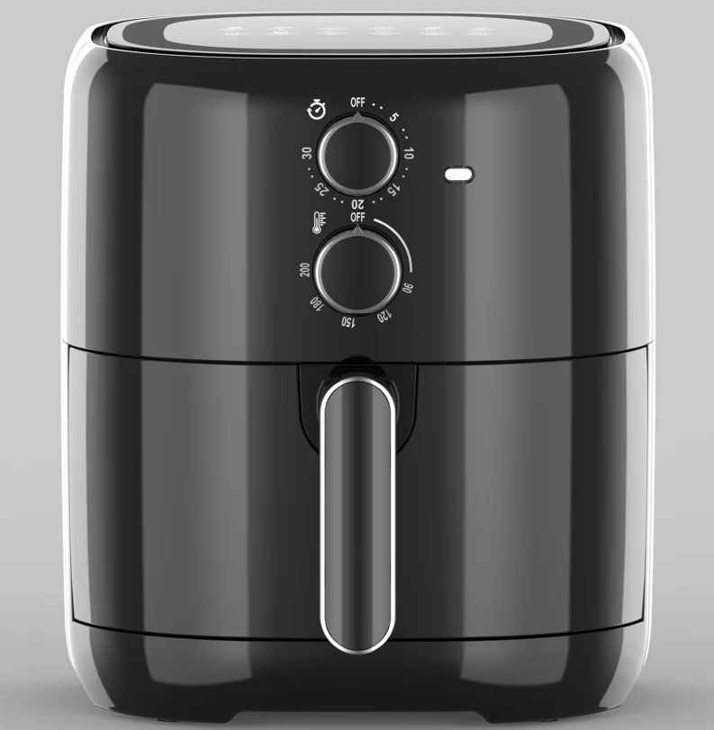4.2 L 1500 W Oil-Free Air Fryer With Grill  Knob Control For Household Use