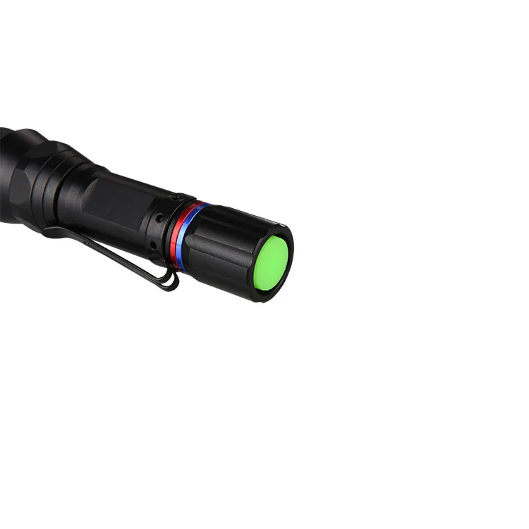 Factory Price 3 Colors LED Flashlight Super bright Pocket Aluminium Flashlight Magnetic Switch Torch Light with clip