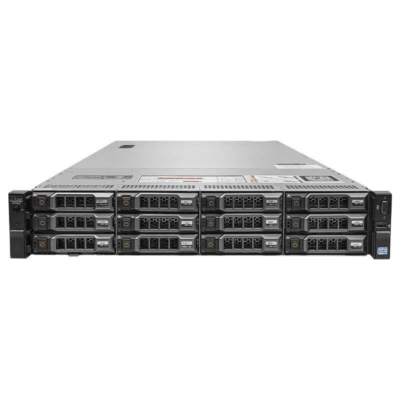 Dell PowerEdge R730XD 2U Server Rack E5-2620V3*2 16G 300G H330 Raid Single power supply Storage server r730xd
