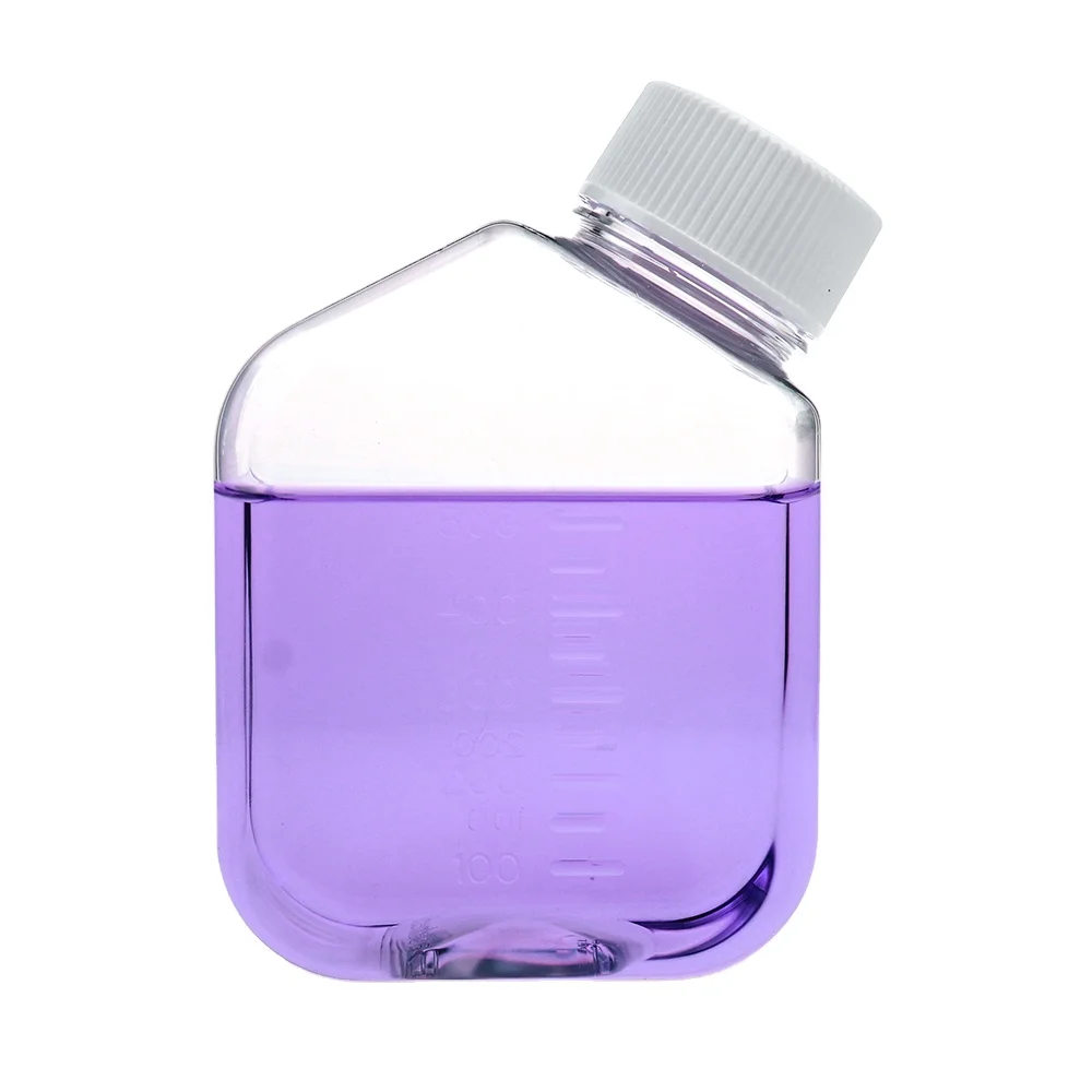 Флуоресцентная бутылка meihua для аэробической культуры крови лабораторные бутылки домашних животных хранения СМИ с широким горлом