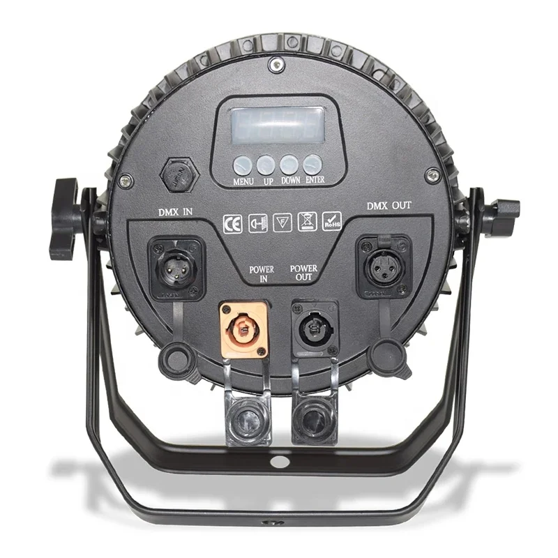 Ip65 водонепроницаемый алюминиевый светодиодный прожектор 18x10 Вт Rgbw 4 в 1, светодиодный прожектор Dmx512 с управлением, профессиональное сценическое оборудование для дискотек