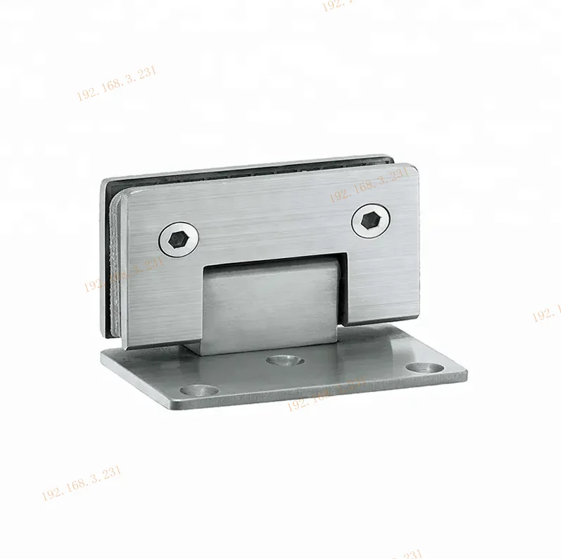 New stainless steel Tempered glass door 180 degree hinge clamp for glass shower smart cabin doors