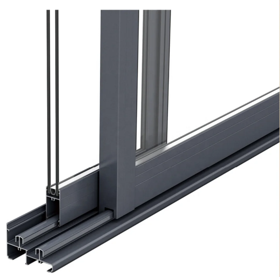 Waterproof Residential Window Tempered Glass Sliding Window High water-repellent edge design Sliding Window