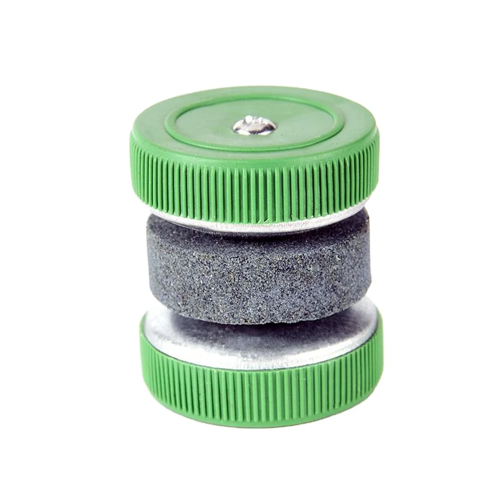 Finesource Manual Whetstone Round Knife Sharpener Handheld Knife Sharpening Stone/knife Sharpener