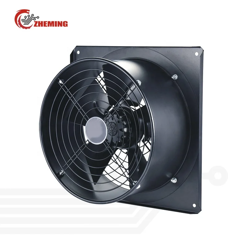 Pipeline axial flow fan 380v 165w high air volume hotel industrial plant pipeline exhaust fan