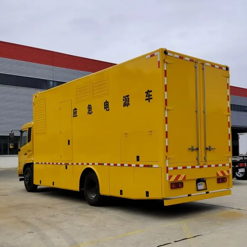 Dongfeng Tianjin 100 кВт 800 дизель-генератор новая механическая коробка передач Euro 5 Мобильная мощность аварийный автомобиль производитель