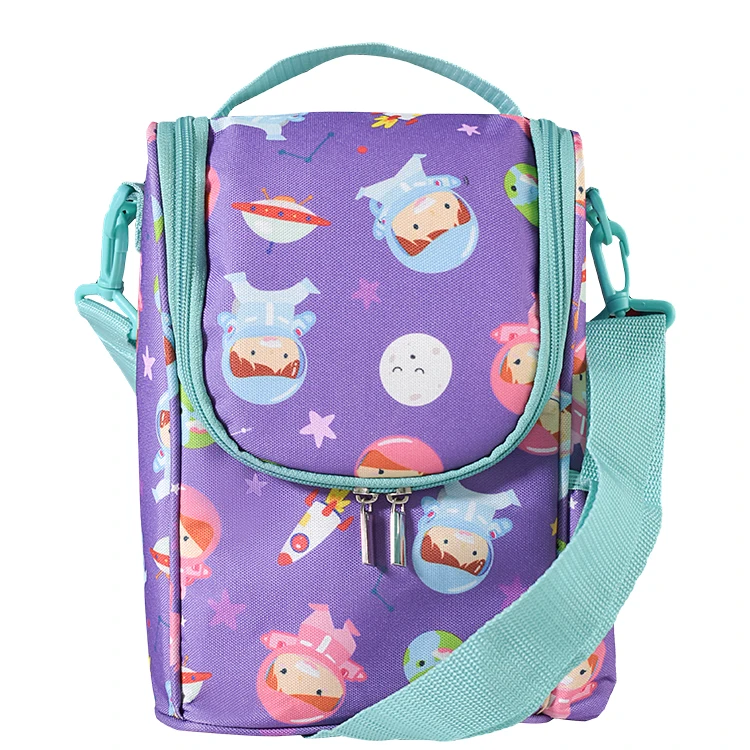 High Quality Insulated Lunch Bag Kids Terminal Cooler Bag with Shoulder Strap