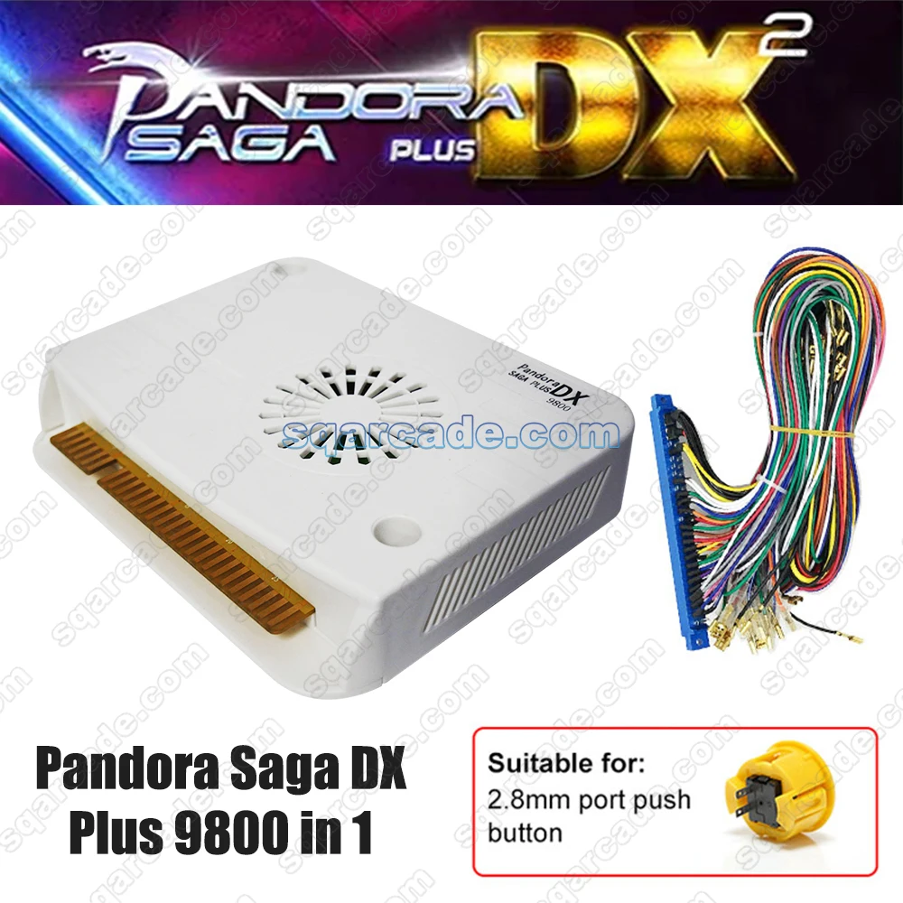Pandoras Saga Plus DX Arcade Jamma Board, 9800 in 1, CGA, VGA, HD-MI Compatible, 3P, 4P, High score Record, 3D Tekken