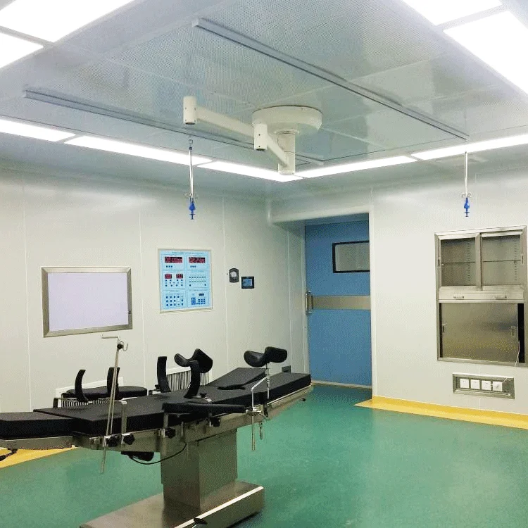 Moisture proof fiber cement decorative wall board clean room panel