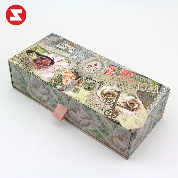300g/sq. M personalized paper box for flowers