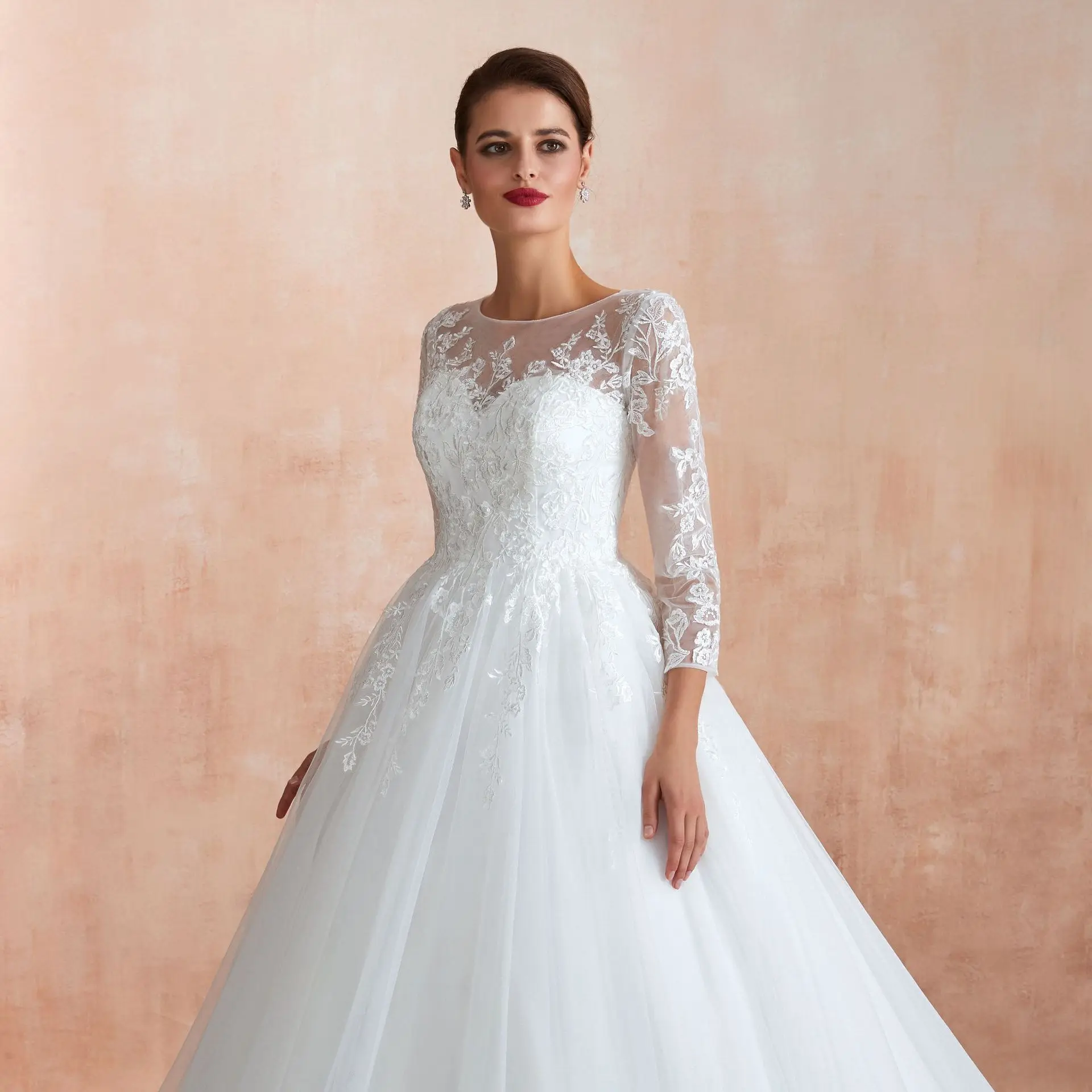 gelin dn elbisesi size 2 4 6 8 10 12 14 16 marriage   bridal wedding dress lace bridal ball gown