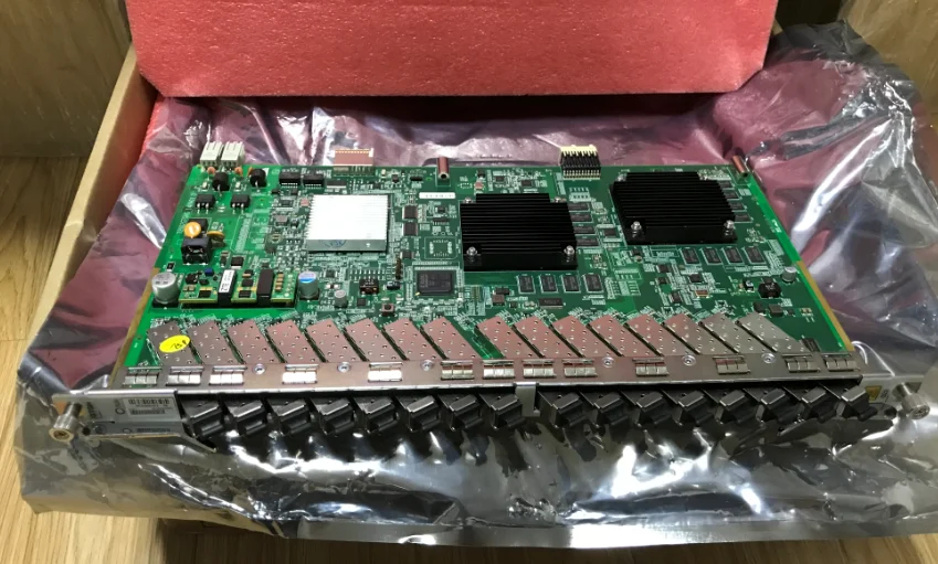 ETGH epon service board with 16 SFP modules for C300 C320 XPON OLT support 1024 users