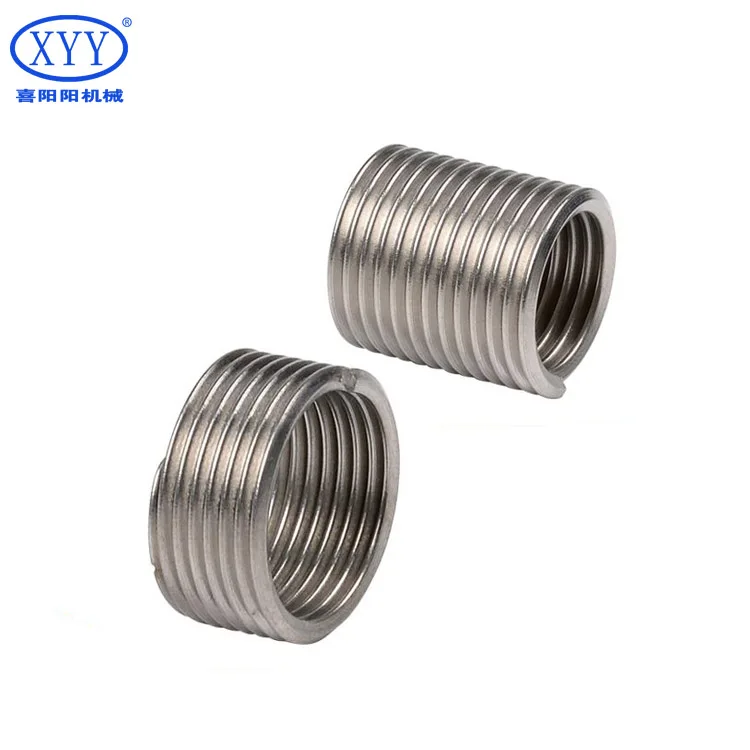 HB5201-1989 Standard ST2*0.4*2.5d Tailless Screw Insert 304 Stainless Steel and Brass Thread Inserts for Various Purposes