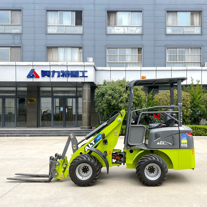 AOLITE E606 Китай shandong колесный погрузчик Механическая лопата строительное оборудование minilader