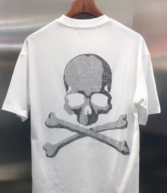custom design printed tshirt top quality skull