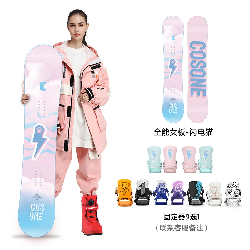 2023 K2 Wide Snowboard with carbon wood- Extra Long/Wide/Deep,waterproof Boots with binding fixer