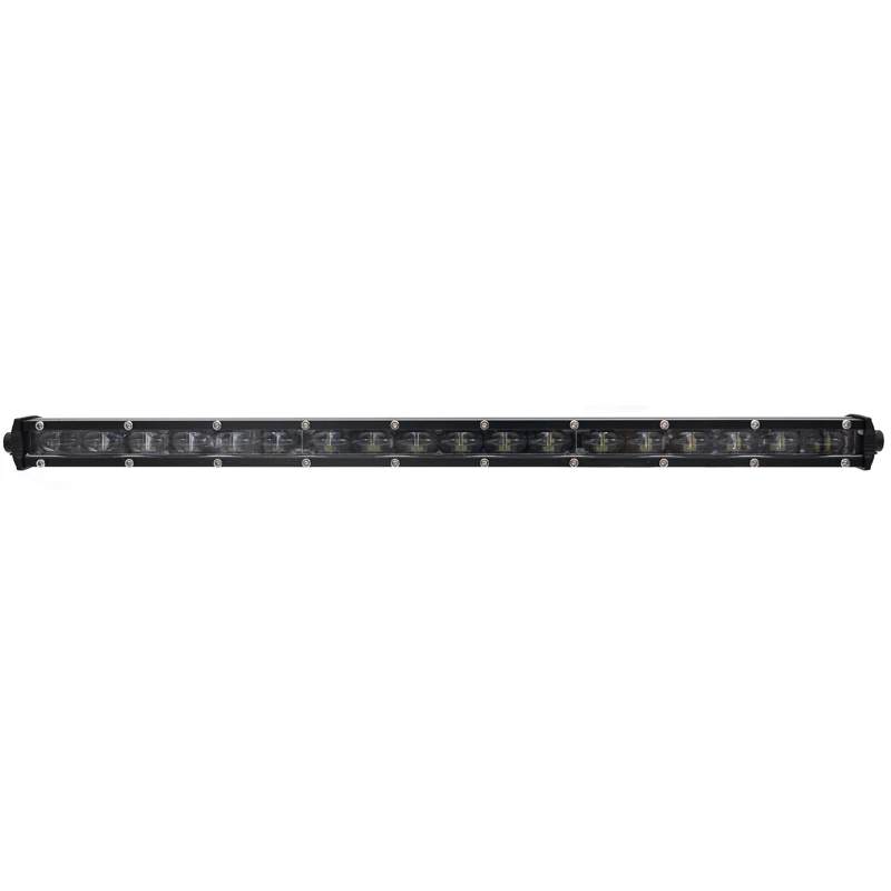 New single row white yellow 12v 21.5inch 6d 12v trailer 54w led work light bar for car