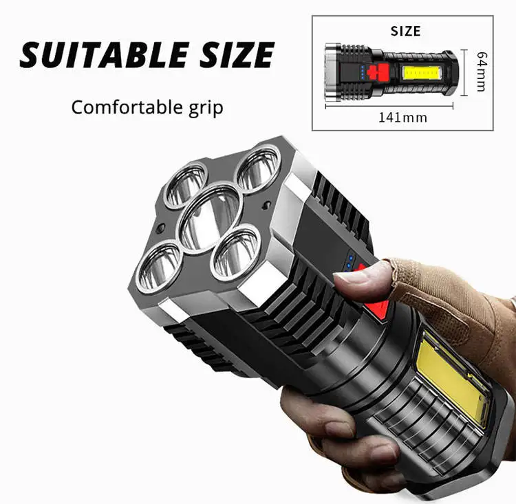 Most Powerful Torch Rechargeable High Lumens Emergency High Power Xhp360 Linternas Alta Potencia Zoom 10000 Lumen Led Flashlight