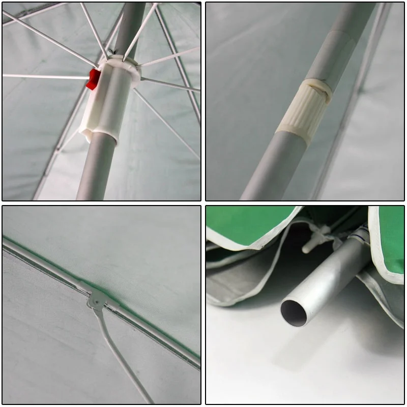 190*8k wholesale parasol umbrella  210D oxford market beach umbrella