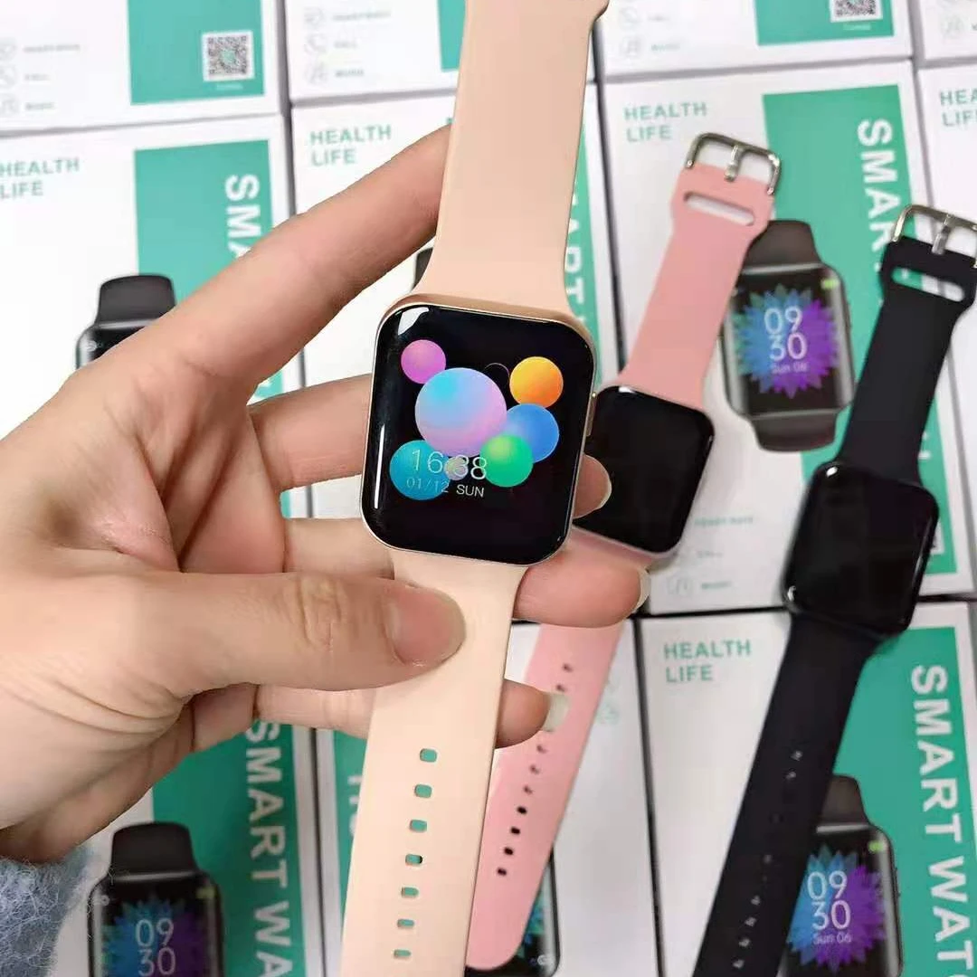 New products smartwatch T68 Pro phone call music heart rate full Curved screen true body temperature waterproof Smart Watch T68