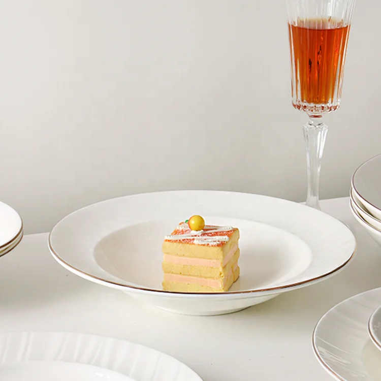 20pcs ceramic porcelain dinnerware sets embossed boen china dinner set