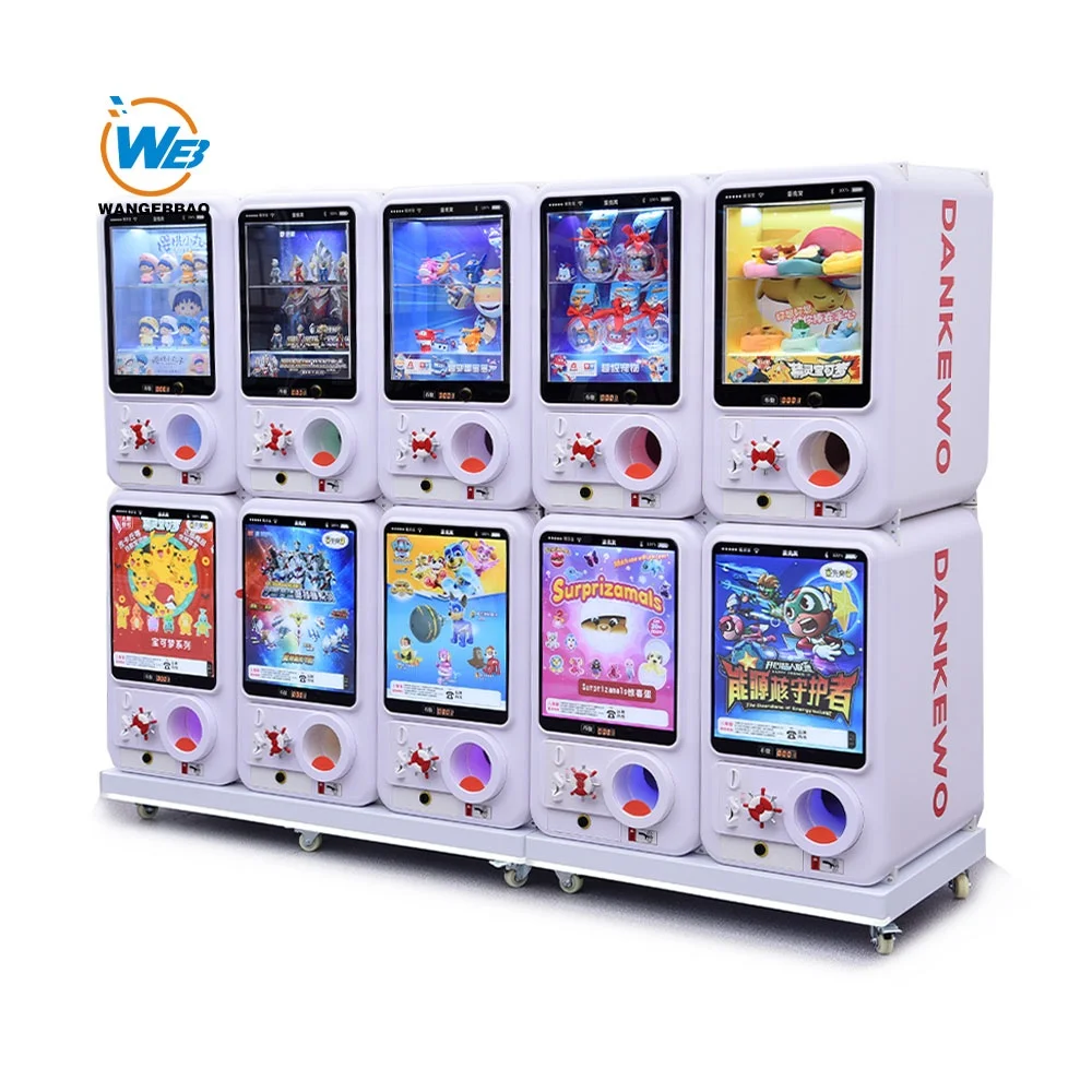 Factory Coin Operated 75-120mm Twisted Eggs Gachapon Gashapon Capsules Coin Operated Custom Toy Gacha  Gashapon Vending Machines